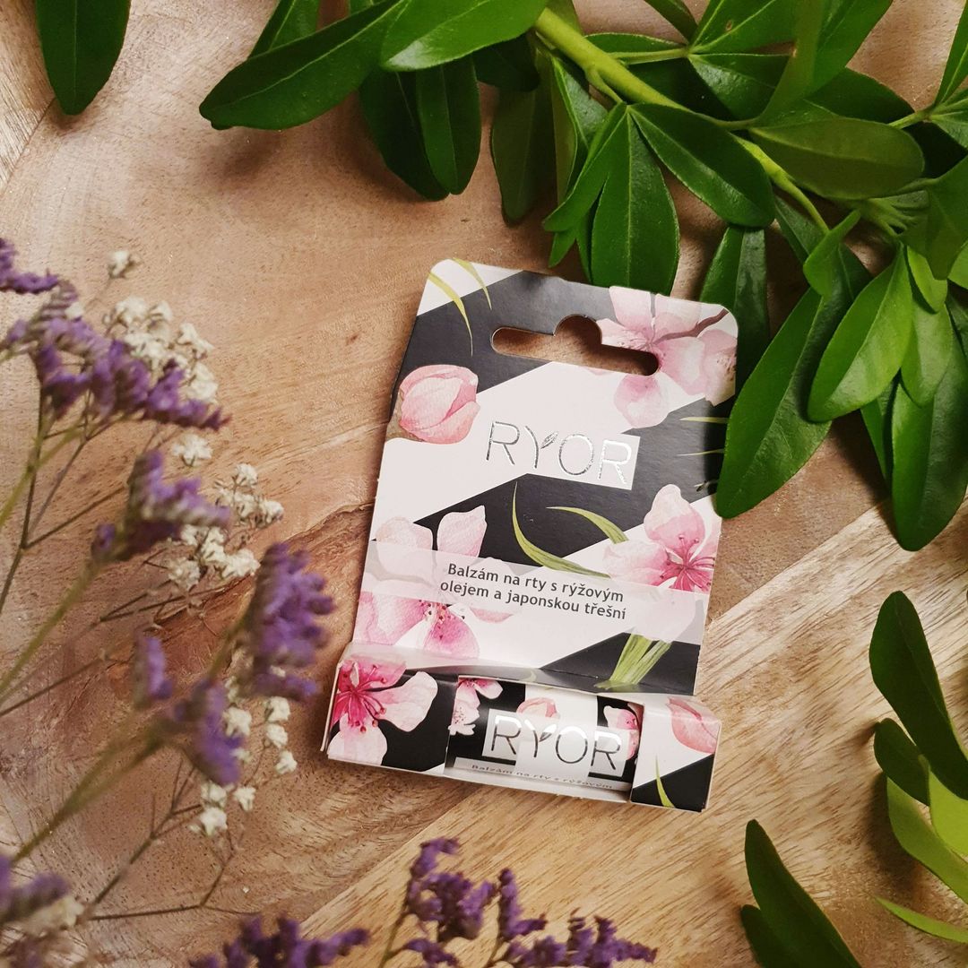 Balzám na rty s rýžovým  olejem a japonskou třešní - galerie #2