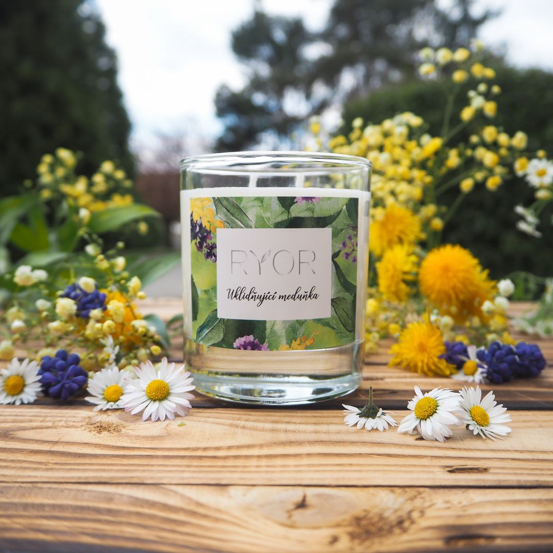 Svíčka velká - Uklidňující meduňka - galerie #1