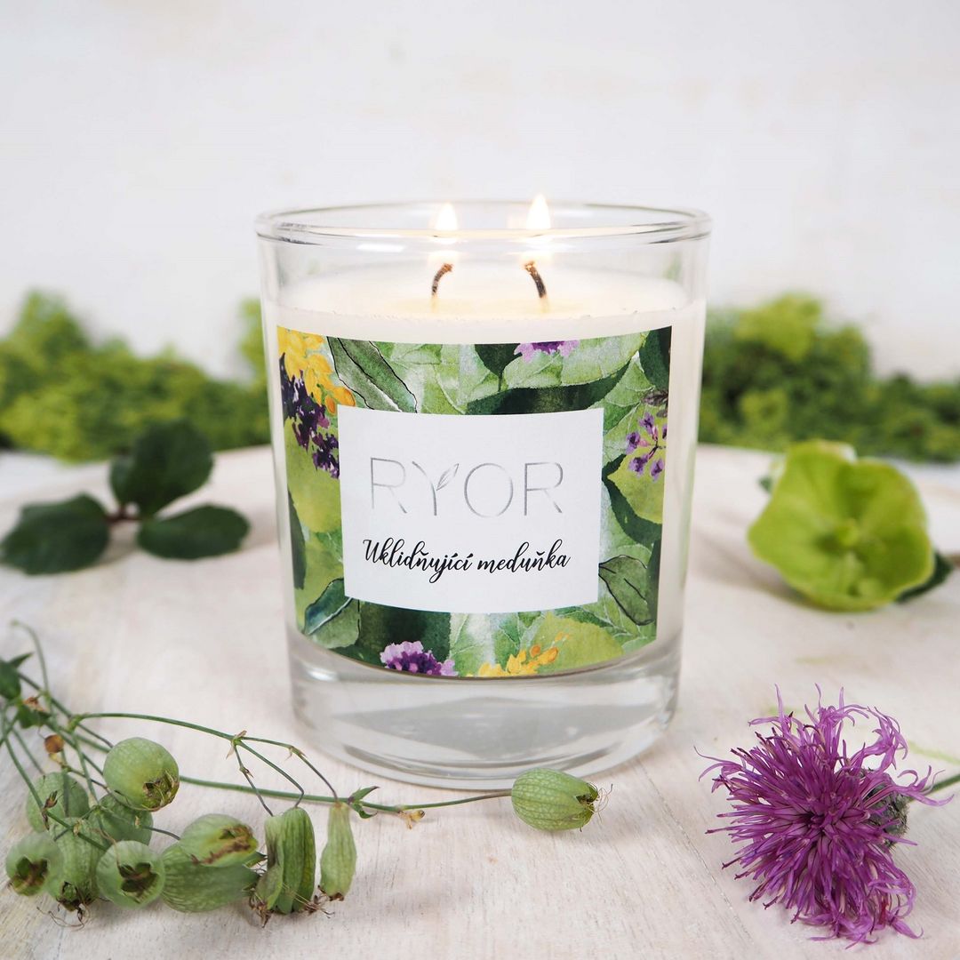 Svíčka velká - Uklidňující meduňka - galerie #3