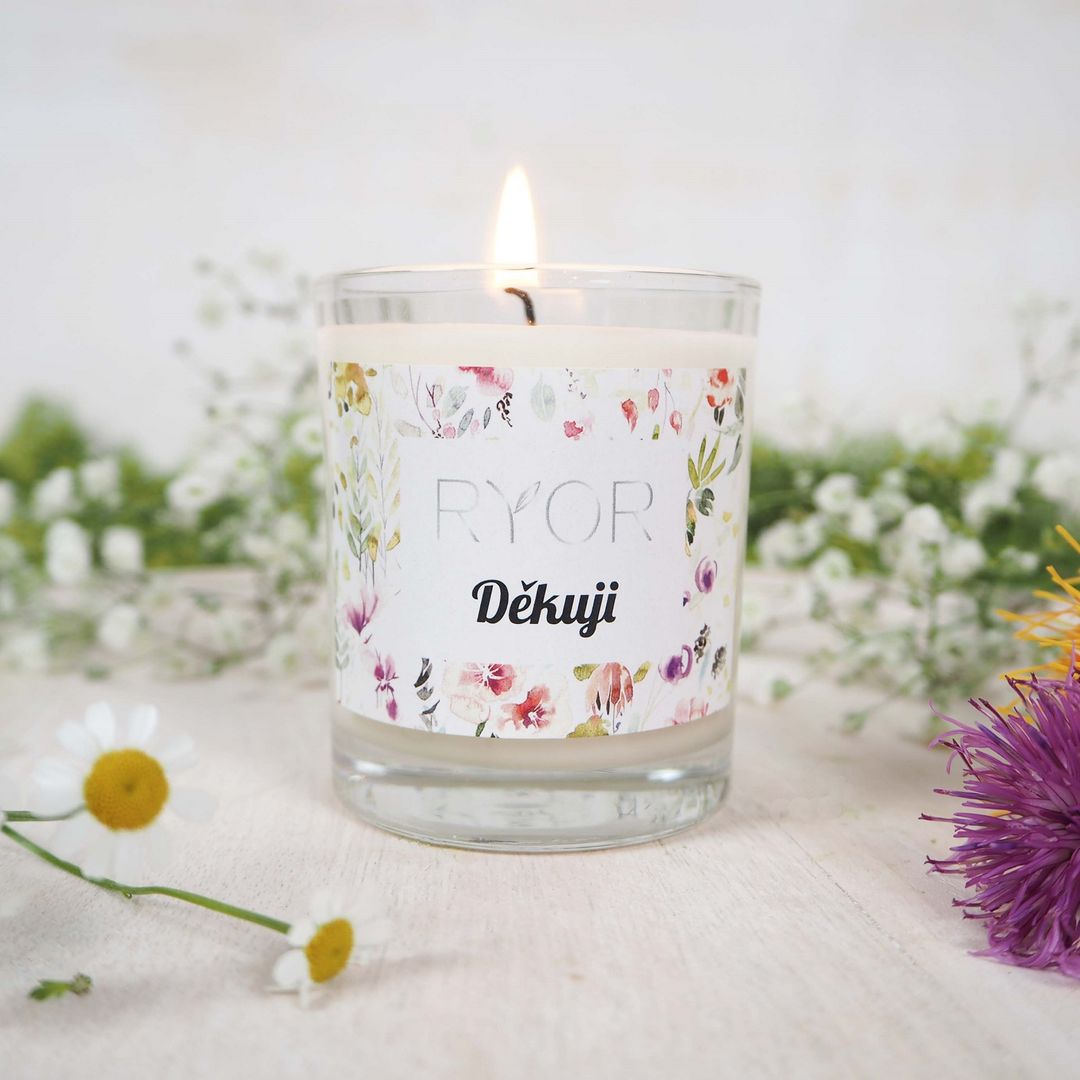 Svíčka malá - Děkuji - galerie #2