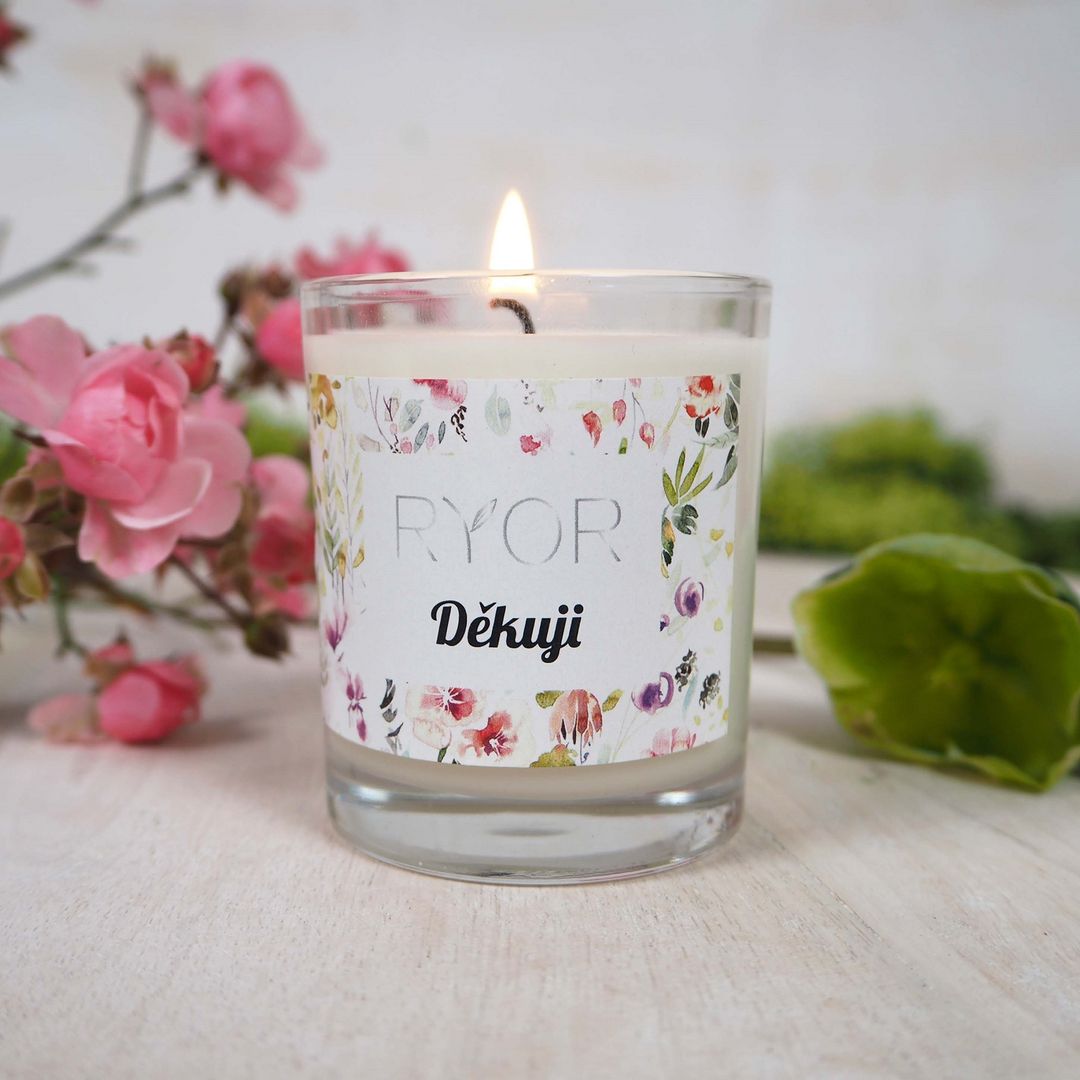Svíčka malá - Děkuji - galerie #1
