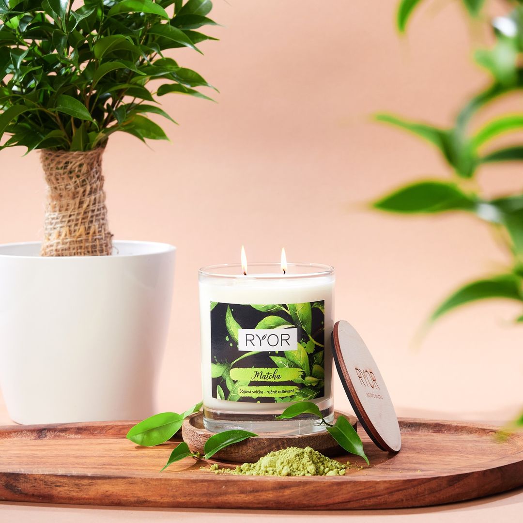 Svíčka velká - Matcha - galerie #1