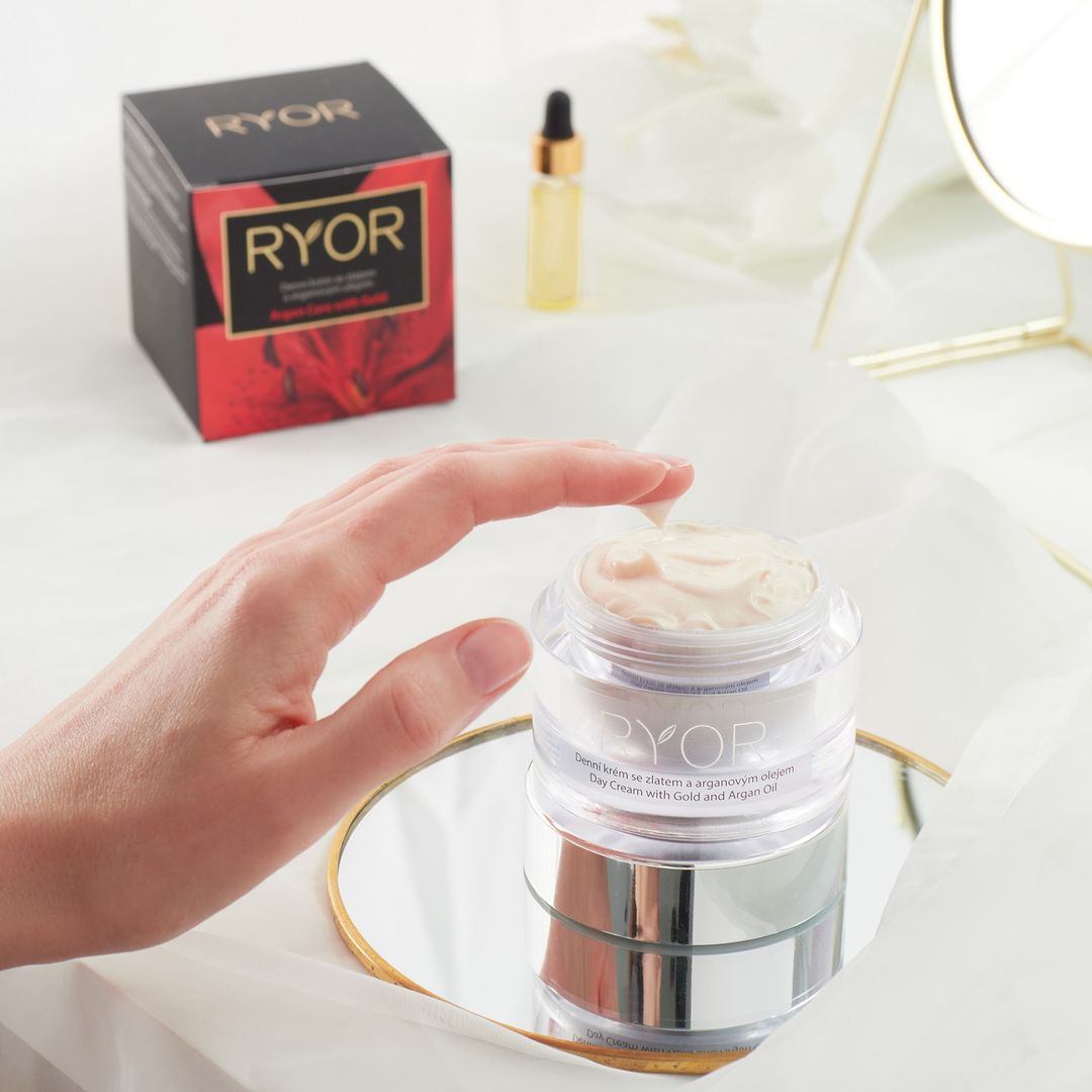 Denní krém se zlatem a arganovým olejem - galerie #2