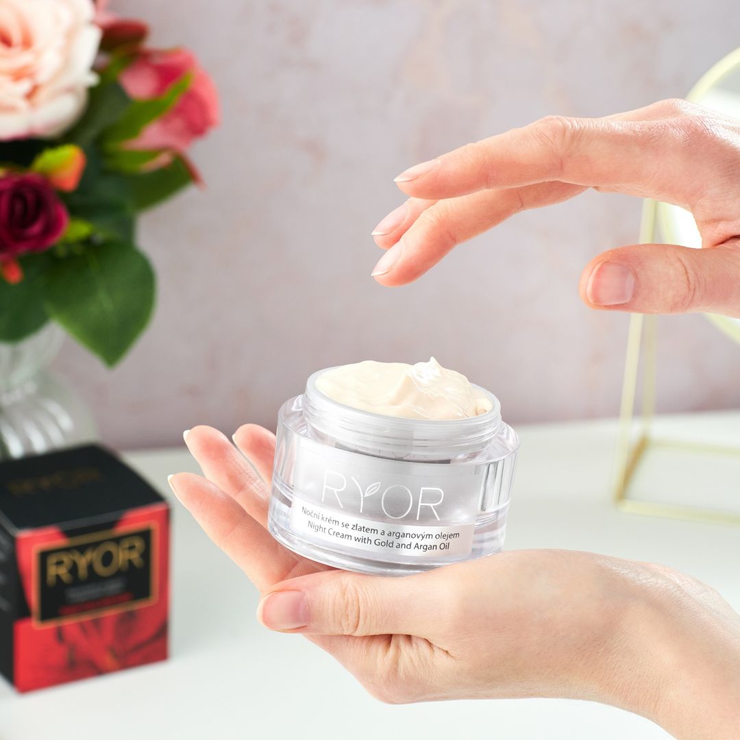 Noční krém se zlatem a arganovým olejem - galerie #2