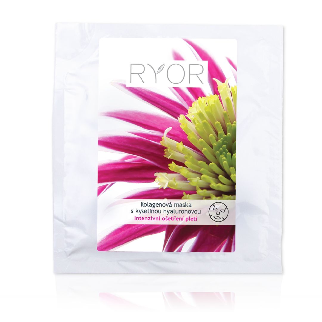 Kolagenová maska s kyselinou hyaluronovou