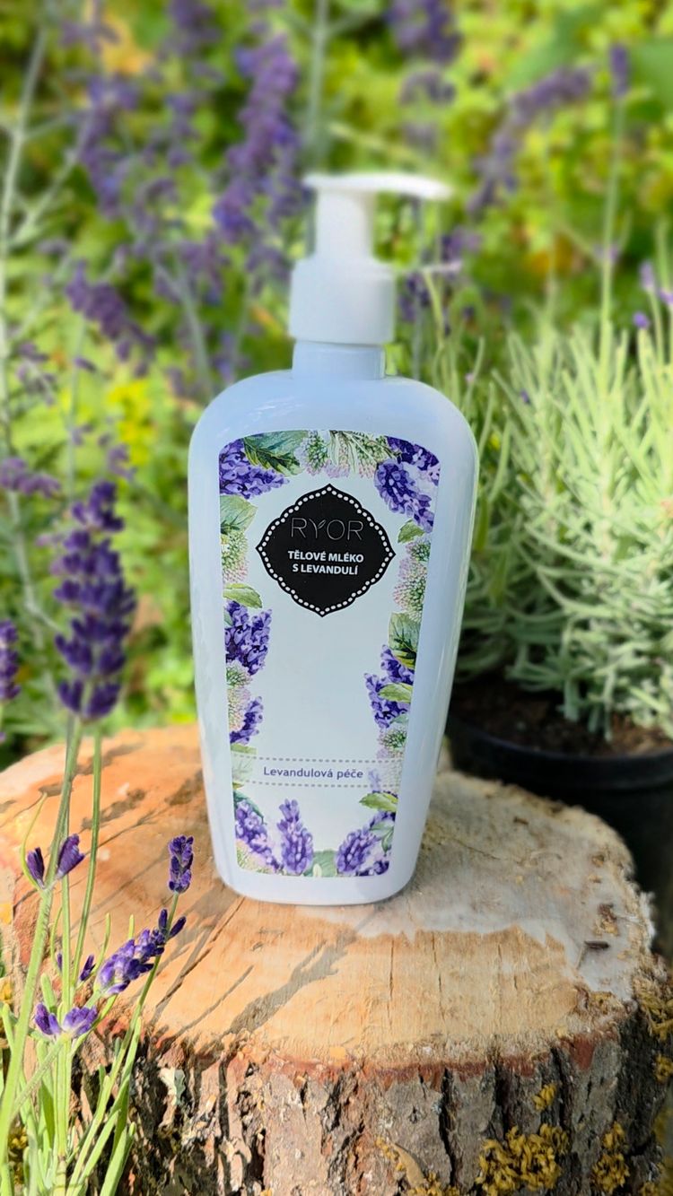 Tělové mléko s levandulí