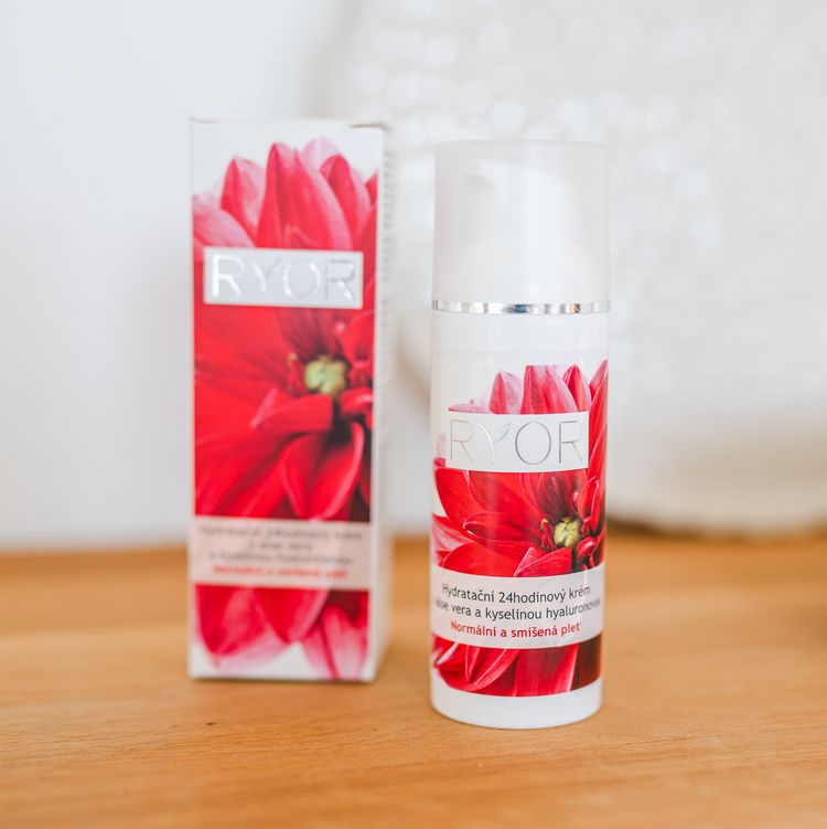 Hydratační 24hodinový krém s aloe vera a kyselinou hyaluronovou