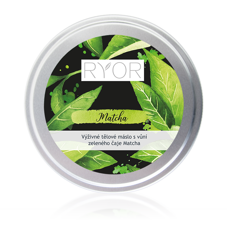 Výživné tělové máslo s vůní zeleného čaje Matcha